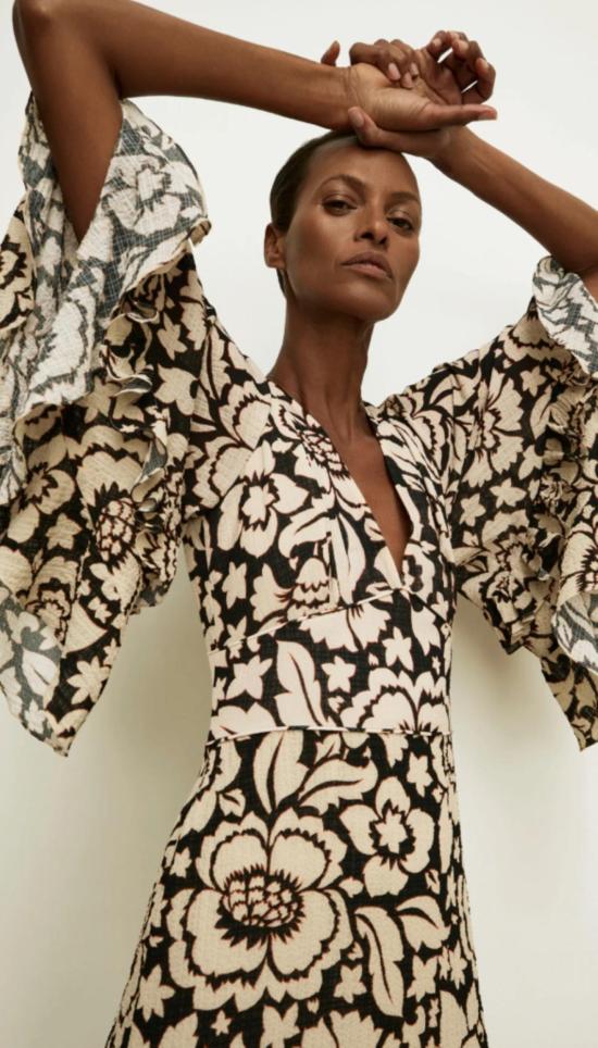  Smythe 롱 원피스 스마이스 미드서머 미디 드레스 - SMYTHE