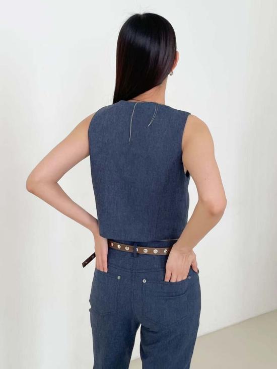  더 엔케이씨 스토어 베스트 The Nkc Store Laela 데님  네이비 - The NKC Store