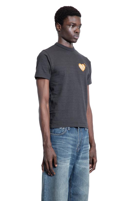  휴먼메이드 반팔 티셔츠 HM29TE001BLACK DOM - HUMANMADE