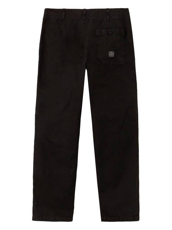 25SS 스톤 아일랜드 스트레이트 팬츠 K1S153100023S00WAV0129 BLACK DOM - STONE ISLAND