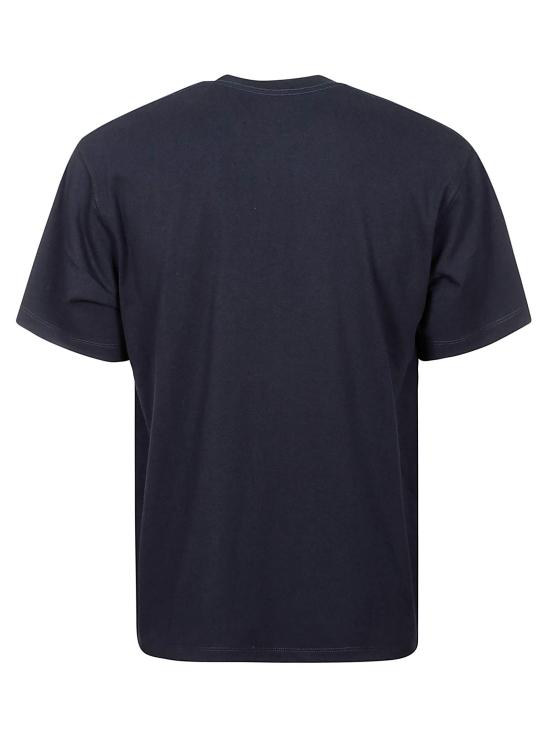 26SS 단톤 숏 슬리브 포켓 스트라이프 반팔 티셔츠 DTC0198TCB NAVY DOM - DANTON