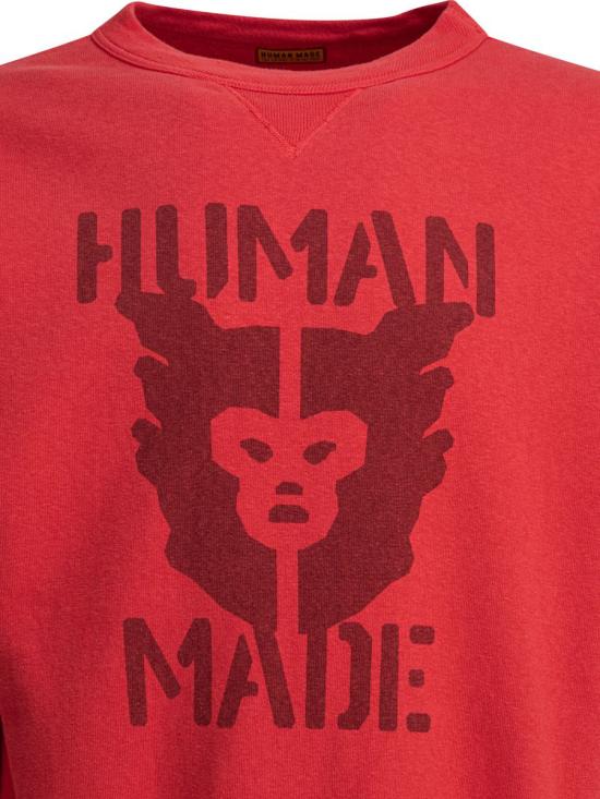 휴먼메이드 긴팔 티셔츠 HM29CS013 PINK DOM - HUMANMADE