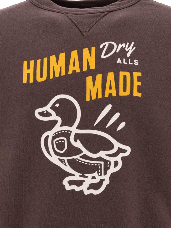  휴먼메이드 긴팔 티셔츠 HM29CS014 BROWN DOM - HUMANMADE