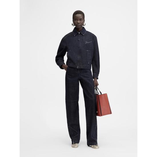 25SS 자크뮈스 카네바스 드-님 데님 자켓 255DE0551782390 DARK NAVY DOM - JACQUEMUS