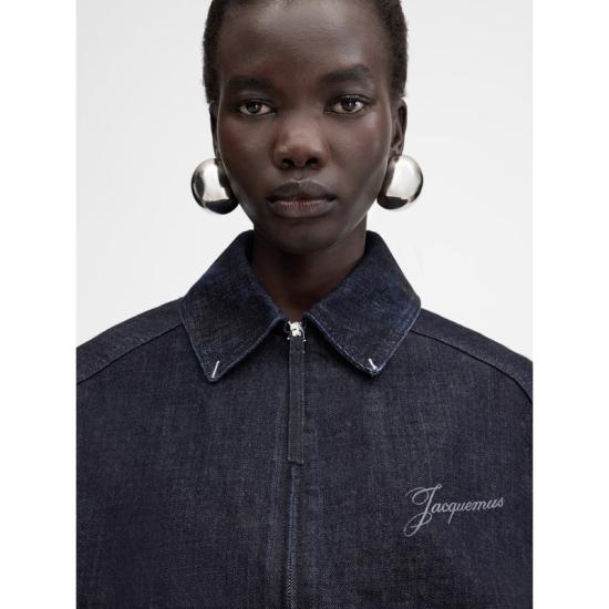 25SS 자크뮈스 카네바스 드-님 데님 자켓 255DE0551782390 DARK NAVY DOM - JACQUEMUS