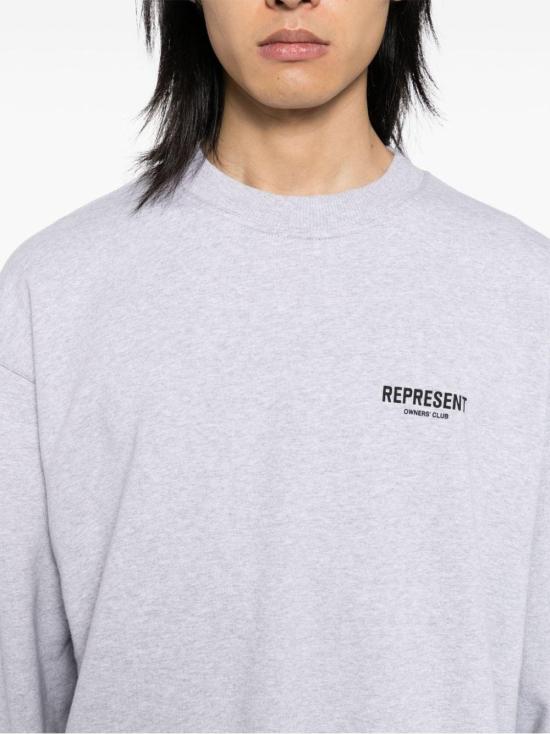  리프레젠트 긴팔 티셔츠 OCM41115 158 GRAY DOM - REPRESENT