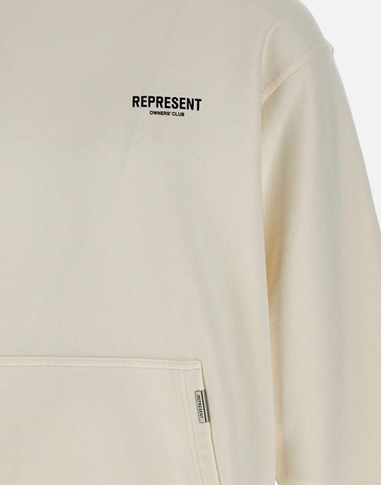  리프레젠트 후드 티셔츠 OCM41113 072 WHITE DOM - REPRESENT