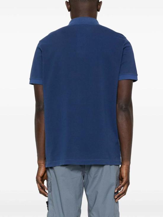 25SS 스톤 아일랜드 폴로 티셔츠 K1S1522002SCS0067V0028 MARINE BLUE DOM - STONE ISLAND