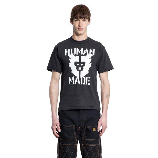  휴먼메이드 반팔 티셔츠 HM29TE009 BLACK DOM