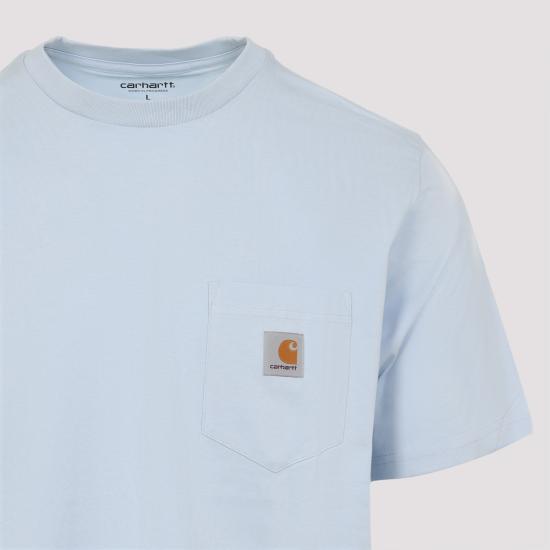  칼하트 WIP 숏슬리브 포켓 티셔츠 I030434 2P5XX AIR SKY DOM - CARHARTT WIP