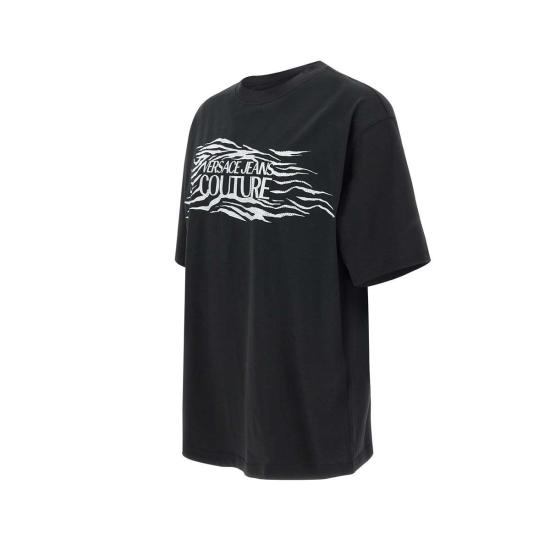 25SS 베르사체 반팔 티셔츠 78GAH6L1J0001 899 NERO DOM - VERSACE