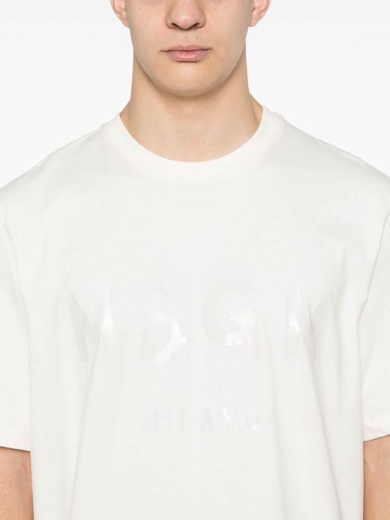 25SS 엠에스지엠 반팔 티셔츠 3840MM51025700202 OFF WHITE DOM - MSGM