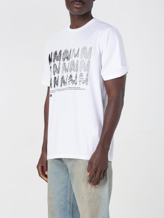 25SS 엠에스지엠 반팔 티셔츠 3840MM11025709701 WHITE DOM - MSGM