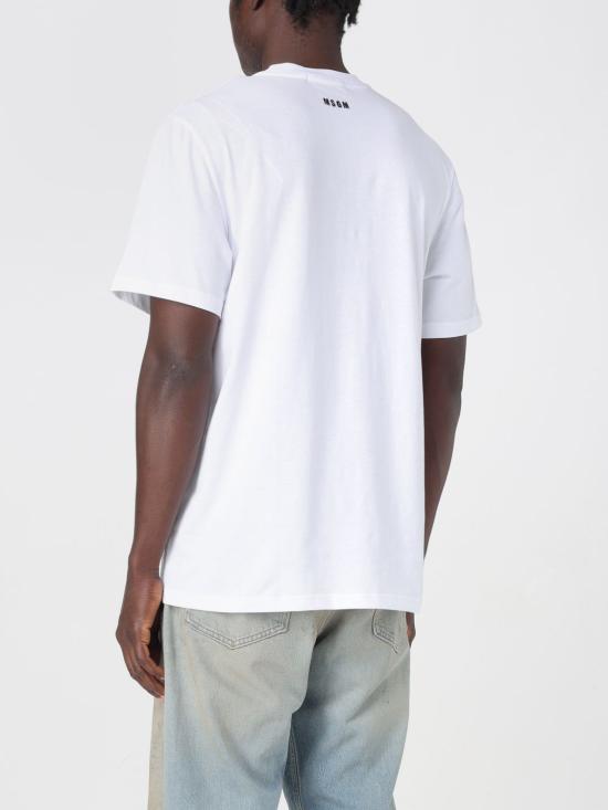 25SS 엠에스지엠 반팔 티셔츠 3840MM11025709701 WHITE DOM - MSGM