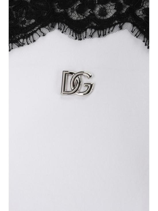 25SS 돌체앤가바나 반팔 티셔츠 F8V16ZFU7EQ W0800 WHITE - DOLCE & GABBANA