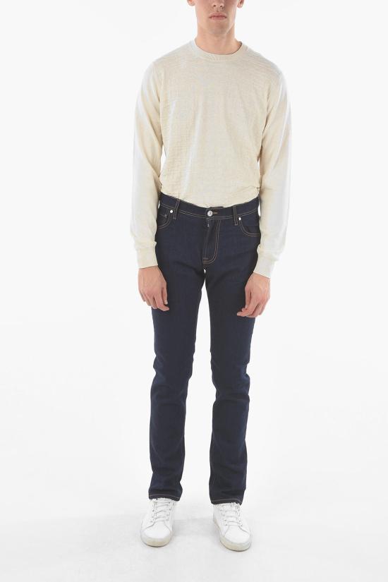  꼬르넬리아니 데님 팬츠 824JF2 8820156 001 Blue - CORNELIANI