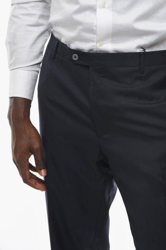 꼬르넬리아니 스트레이트 팬츠 775263 6118060 001 Blue - CORNELIANI