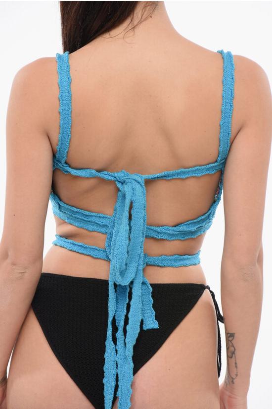  알라누이 민소매 티셔츠 LWHA086S23KNI001 8484 Blu Multicolor - ALANUI