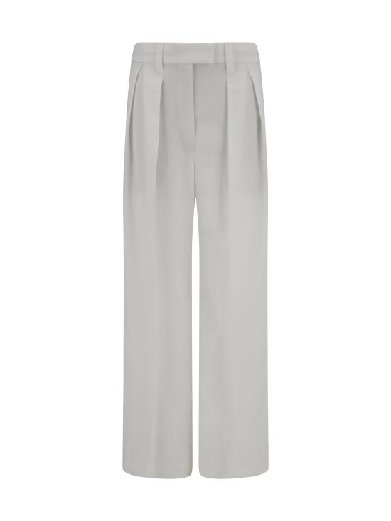 25SS 브루넬로 쿠치넬리 스트레이트 팬츠 MH126P8512 C600 WHITE