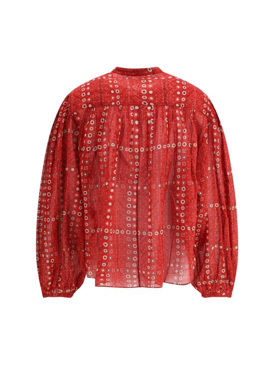 25SS 이자벨마랑에뚜왈 셔츠 HT0022FAC1J19E 70RD RED - ISABEL MARANT ETOILE