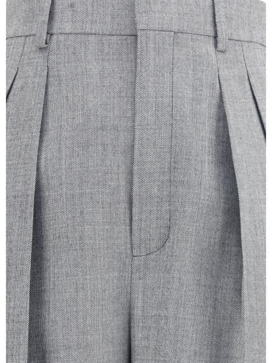 25SS 생로랑 스트레이트 팬츠 824389Y7K17 9787 GREY - SAINT LAURENT