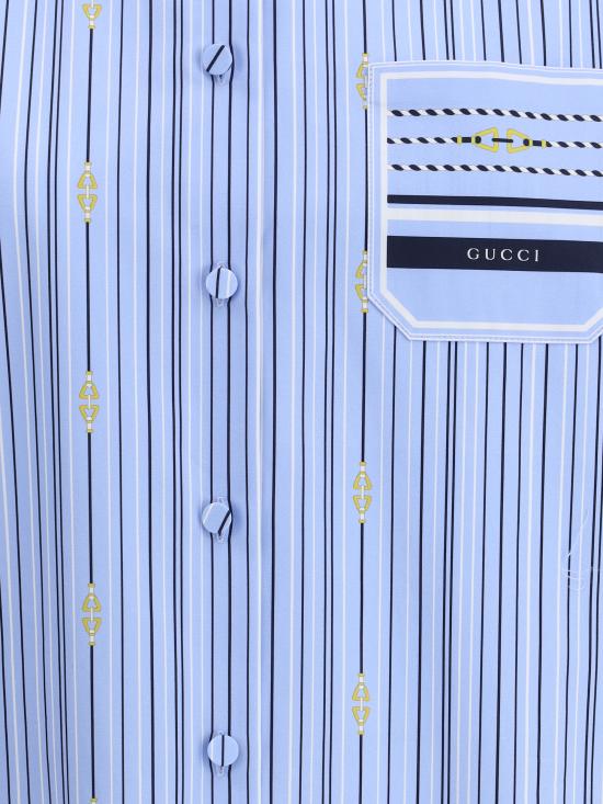 25SS 구찌 셔츠 818457ZASNO 4061 LIGHT BLUE - GUCCI