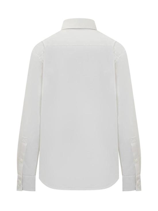 25FW 버버리 레귤러 핏 코튼 포플린 셔츠 8111217 A1464 WHITE - BURBERRY