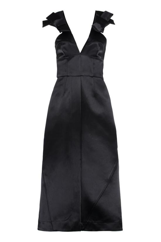  질샌더 미디 원피스 J03CT0006J75001 001 Black