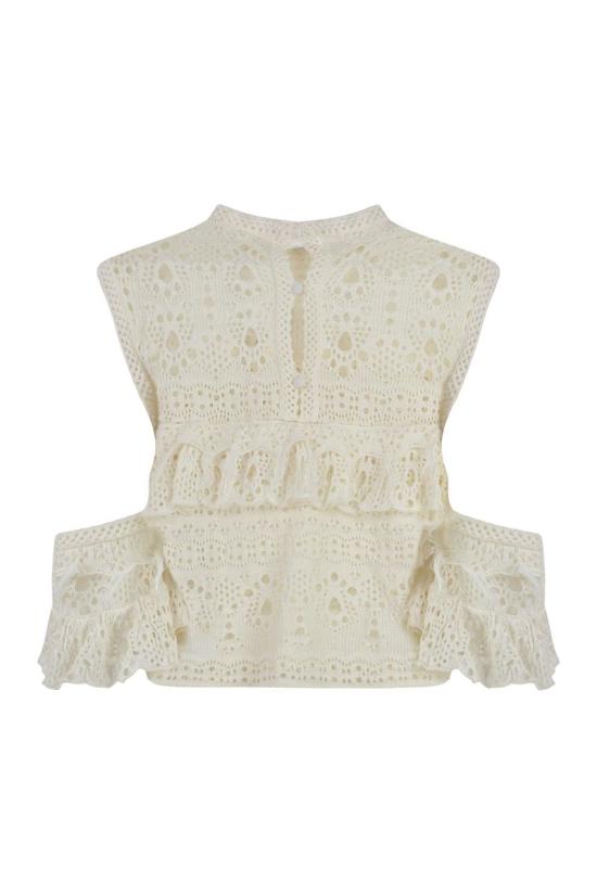  끌로에 민소매 티셔츠 CHC24UMP04550 107 Beige - CHLOE