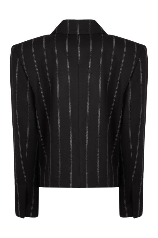  더 마네이 자켓 BERTBLAZER PINSTRIPE Black - THE MANNEI