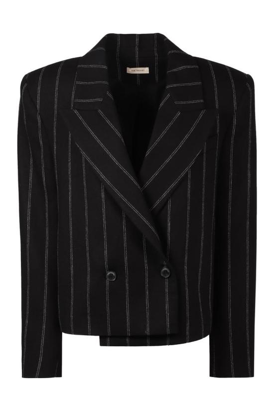  더 마네이 자켓 BERTBLAZER PINSTRIPE Black