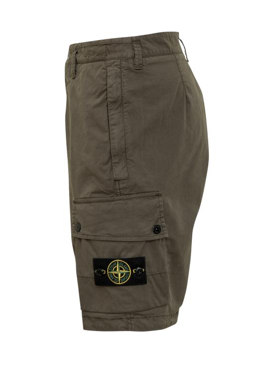 25SS 스톤 아일랜드 숏팬츠 K1S15L100011S0010V0054 MILITARY GREEN DOM - STONE ISLAND