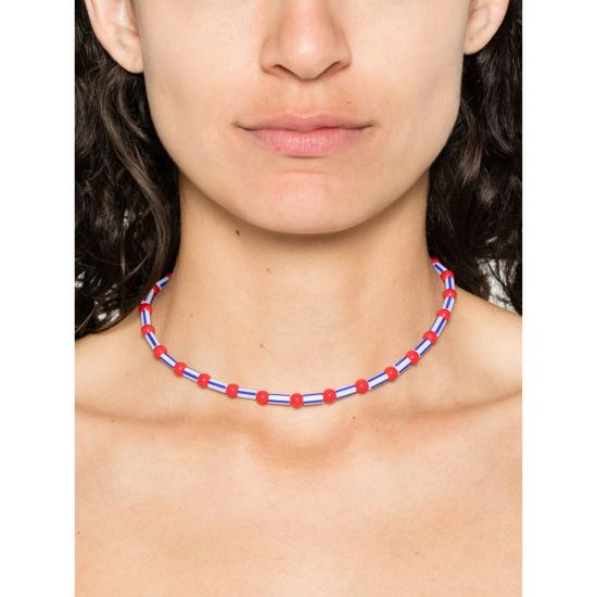 25FW Amori Mori 목걸이/팬던트 CRISTAL COLLAR ROJO GOLD MULTICOLOUR - OTHER BRANDS