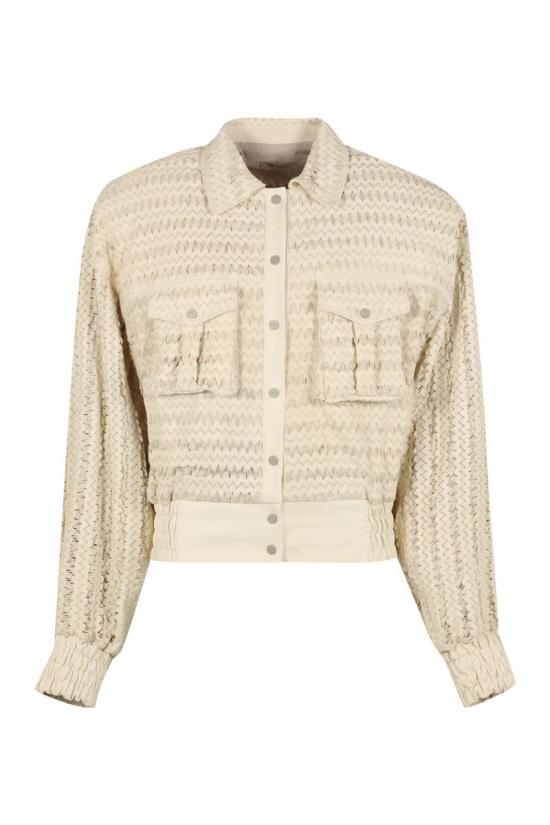  더 마네이 자켓 R23TMNICEBOMBER WHITE Beige