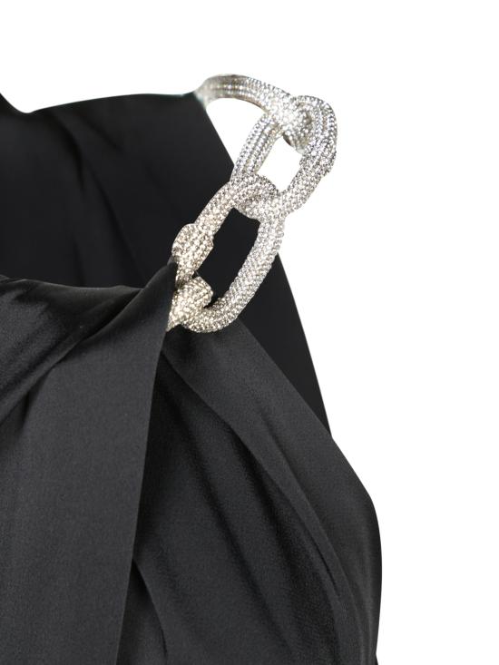 25SS 스텔라 맥카트니 원피스 6A0479 3FU302 1000 Black - STELLA MCCARTNEY