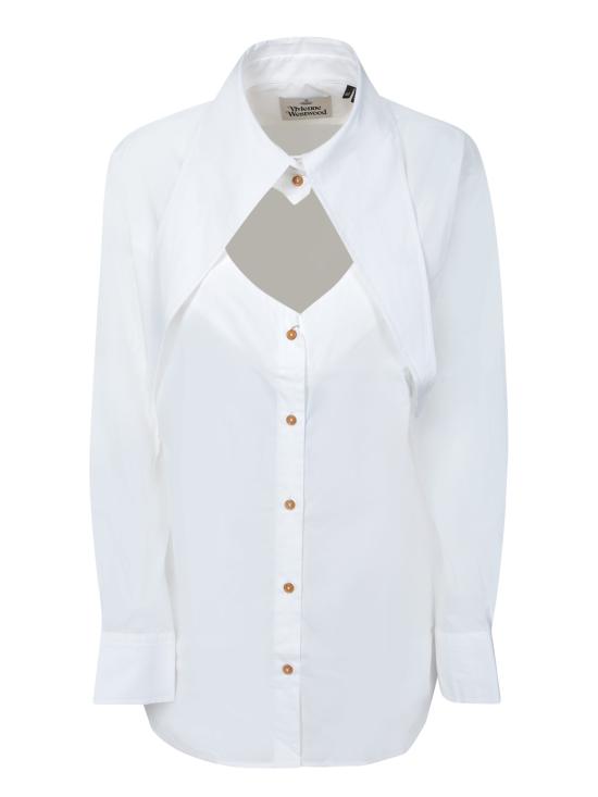 25SS 비비안웨스트우드 셔츠 1501005A W009Q A401 White