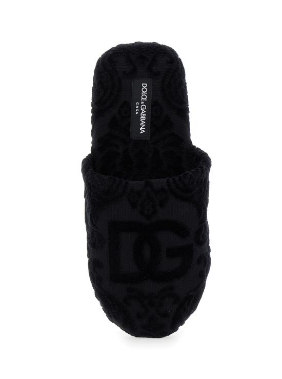  돌체앤가바나 뮬/슬리퍼 TCF014TCAGMU0008 Black - DOLCE & GABBANA