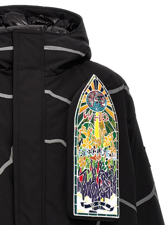  후 디싸이즈 워 자켓 8WM6028507 Black - WHO DECIDES WAR