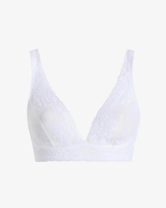  코만도 브라 더블 테이크 레이스 브랄렛 화이트 - COMMANDO