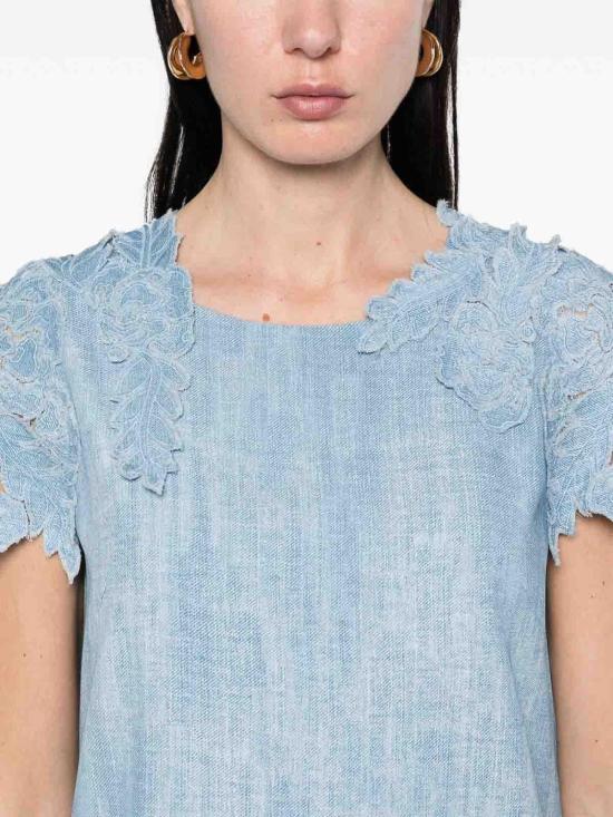  에르마노 설비노 의류 D462Q356EMYS4217 Blue - ERMANNO SCERVINO