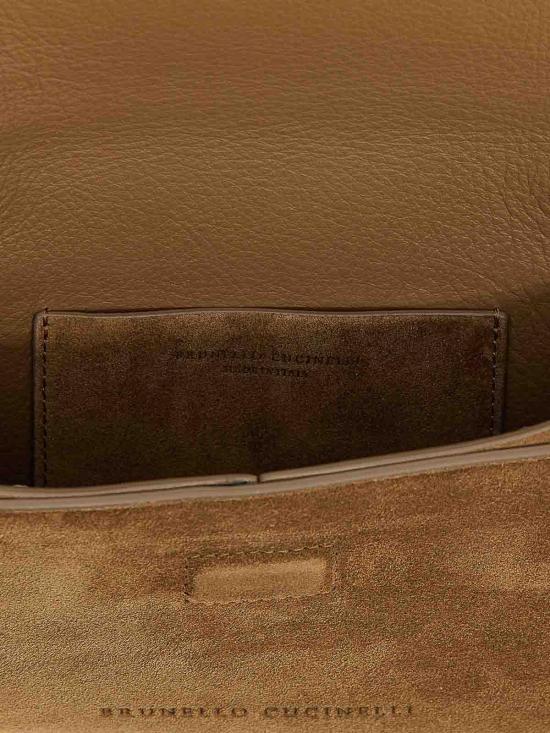  브루넬로 쿠치넬리 모닐레 장식 BC Duo 파우치 MWDLD2722C7495 BROWN - BRUNELLO CUCINELLI