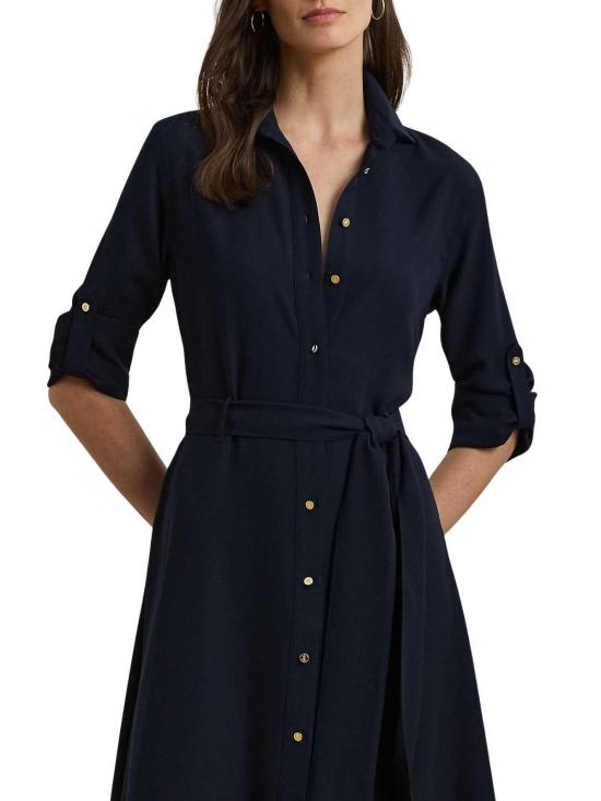  랄프 로렌 미디 원피스 200668471009LAUREN Dark Blue - RALPH LAUREN