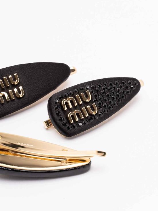  미우미우 헤어 액세서리 5IF1882CVOF0002 Black - MIU MIU