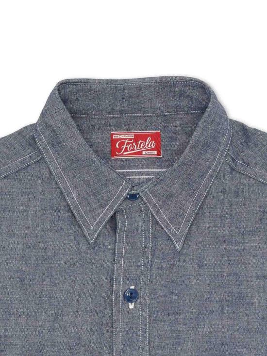  포르텔라 셔츠 OTEROGD004D368 Blue - FORTELA