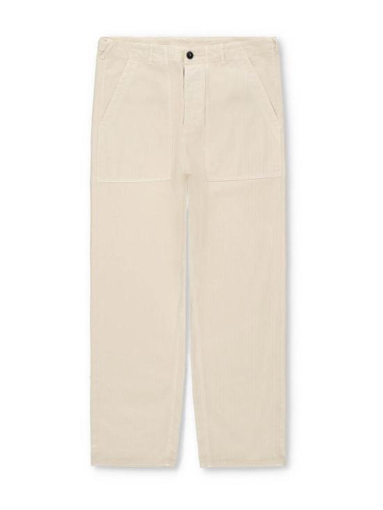  포르텔라 스트레이트 팬츠 NEWFATIGUE0002TOFF White