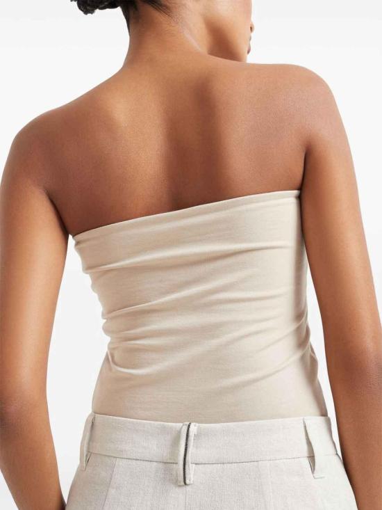  브루넬로 쿠치넬리 스트레이트 팬츠 MH547P8669C169BEIGE Beige - BRUNELLO CUCINELLI