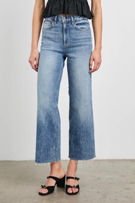  레일즈 데님 팬츠 레일스 게티 크롭 와이드 레그 진