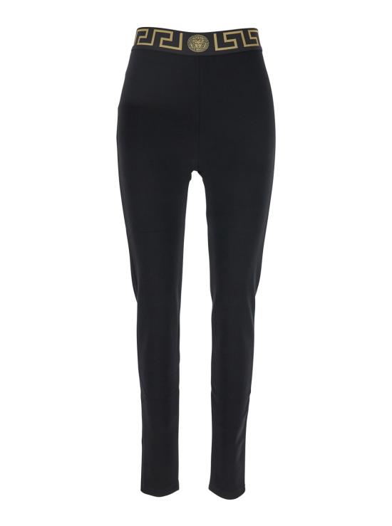 25SS 베르사체 스트레이트 팬츠 10164031A111431B000 Black