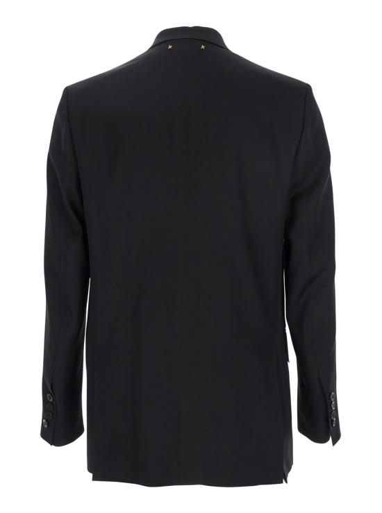 25FW 골든구스 더블 브레스티드 블레이저 GMP00835P00152190100 Black - GOLDEN GOOSE