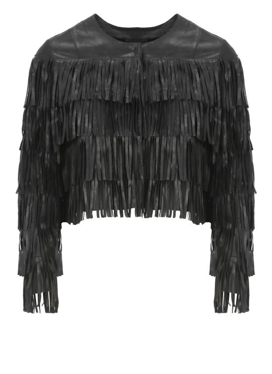 25SS 불리 가죽 자켓 7938 NNERONERO Black